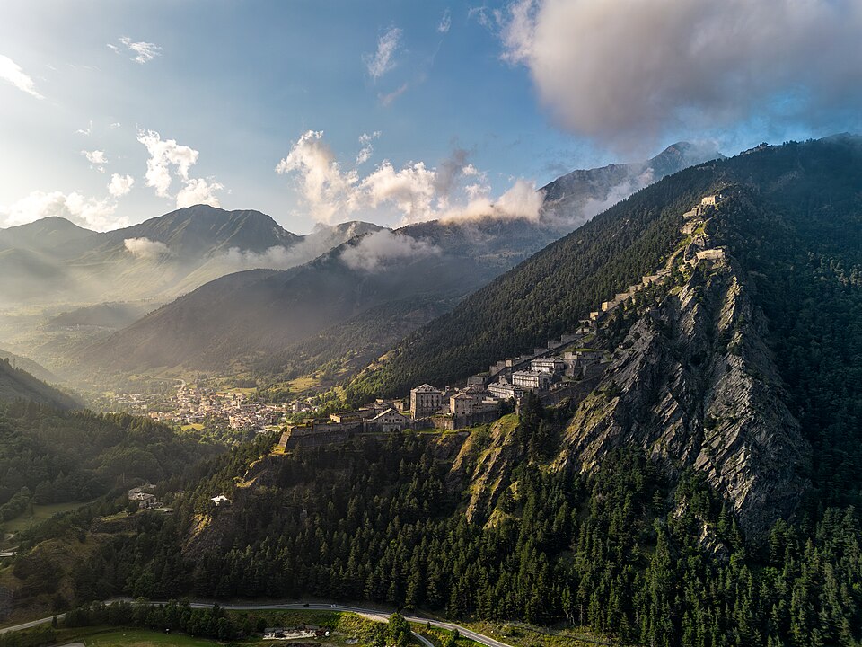 vista sul forte di fenestrelle